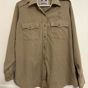 Flying cross Women's Beige Shirt Jacket